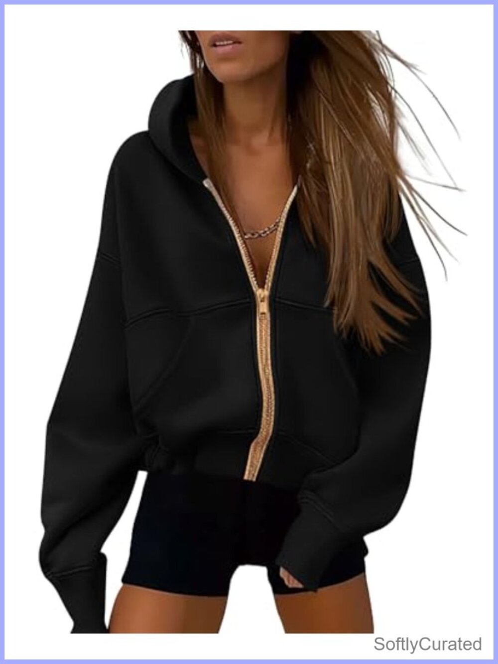 Women's Fleece Zip Up Hoodie Long Sleeve Sweatshirt with Pockets